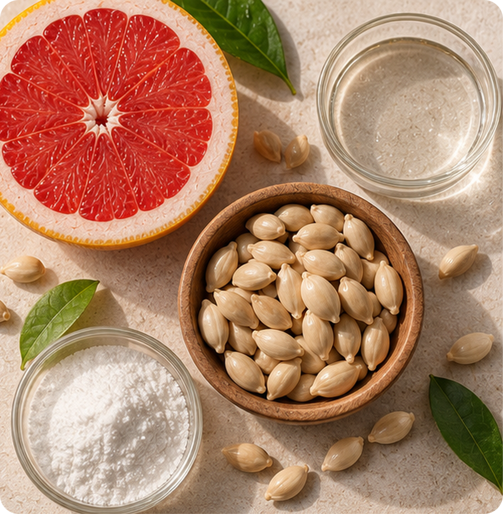 Grapefruit a kapky Citricidal