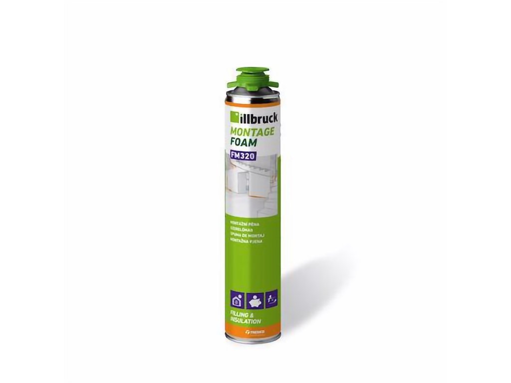 Montážní PUR pěna FM320 MONTAGE FOAM illbruck 750 ml | LepTech s.r.o.