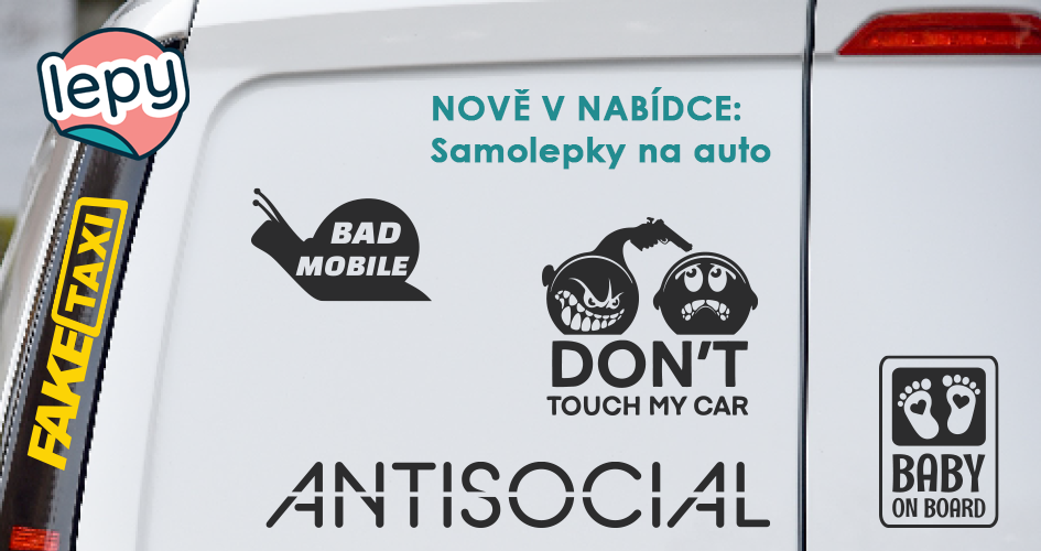 Samolepky na auto