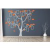 Samolepka na zeď Strom s rámečky
