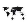 world time universal grey, black