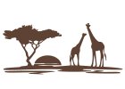 Samolepky na stenu Safari
