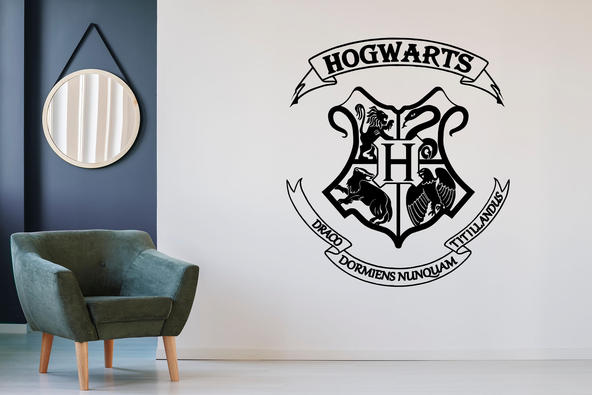 Lepy.sk Samolepka na stenu Harry Potter - Bradavice Velikost (šírka x výška): l07x120cm, Farebná varianta: Svetlo hnedá