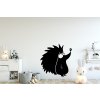 Samolepka na zeď Ježek (Velikost (šířka x výška) 29x30cm, Barevná varianta Bílá)