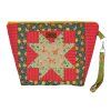 taška na zip - patchwork