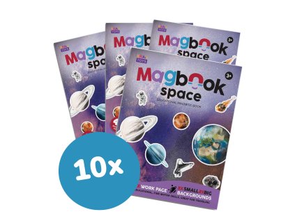 Balíček 10ks Magbook - magnetická knižka - vesmír