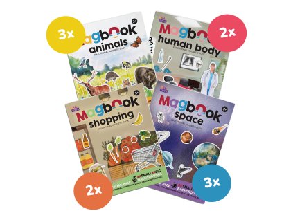 Balíček 10ks Magbook MIX