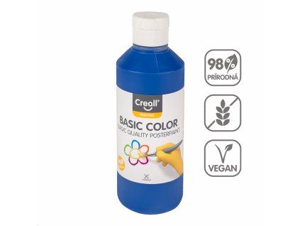 Tempera festék 250 ml - sötétkék