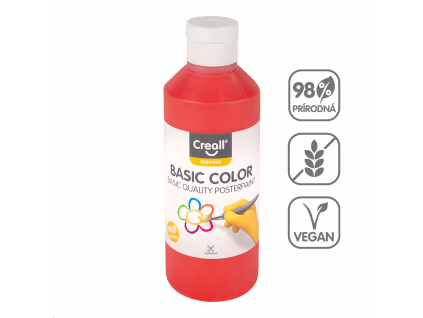 Tempera festék 250 ml - világospiros