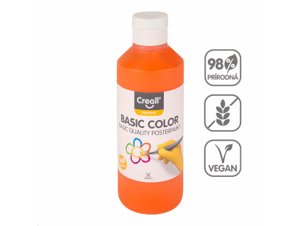 Temperová farba250 ml - oranžová