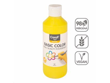 Tempera festék 250 ml - sárga