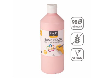 Temperová farba500 ml - pastelovočervená