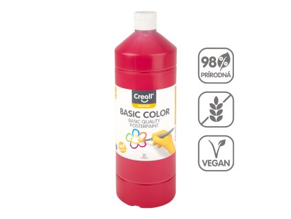 Temperová farba500 ml - tmavočervená