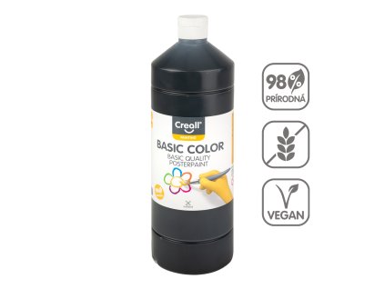 Temperová farba1000 ml - čierna