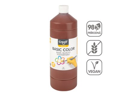 Temperová farba1000 ml - tmavohnedá
