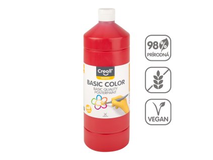 Temperová farba1000 ml - červená