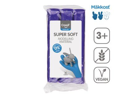 Szuper puha modellezőgyurma, 500 g, lila