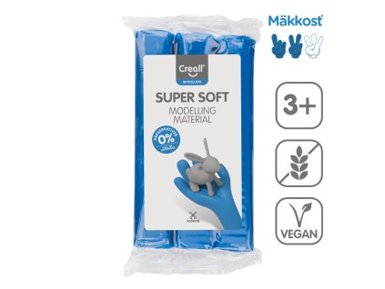 Modelovacia hmota Super soft, 500 g, modrá