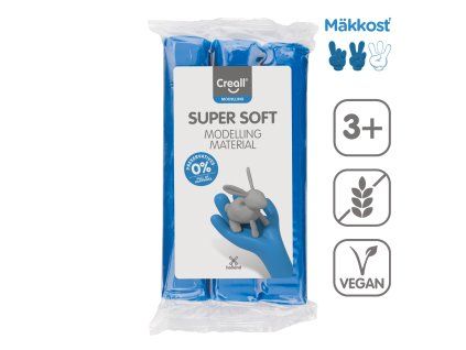 Szuper puha modellezőgyurma, 500 g, kék