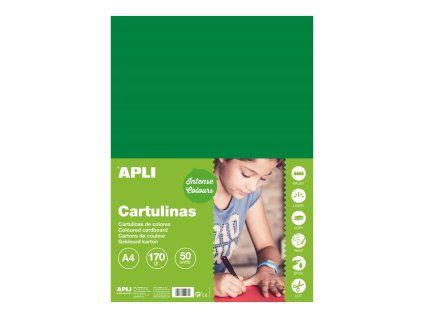 Színes papír, A4, 170 g, sötétzöld - 50 db