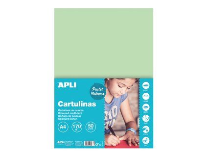 Színes papír, A4, 170 g, smaragdzöld - 50 db