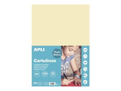Színes papír, A4, 170 g, bézs - 50 db