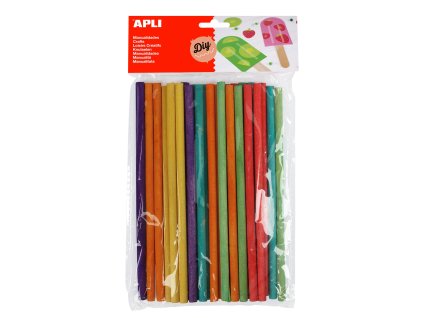 Špajdle Drevené hrubé, 150 × 5 mm, mix farieb