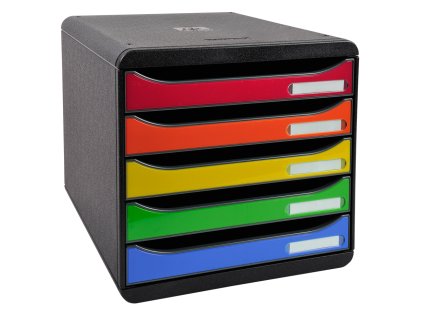 Zásuvkový box Iderama, A4 maxi, 5 zásuviek, PS