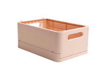 Smart case – skladací úložný box, recyklovaný PP, MIDI, lososový