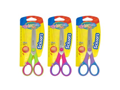 Nožnice detské s gumovým gripom