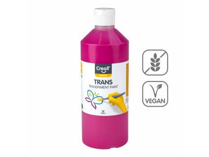 Transparentná Farba Trans, 500 ml, ružová