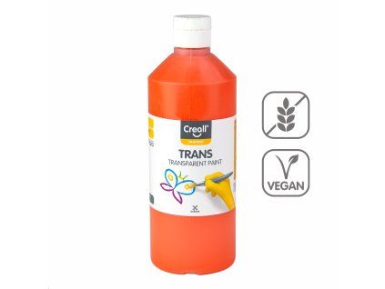 Átlátszó festék, 500 ml, narancssárga