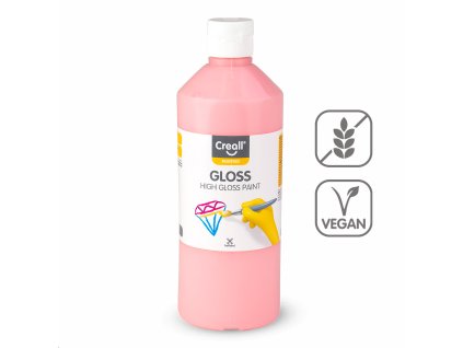 Farba s vysokým leskom Gloss, 500 ml, ružová