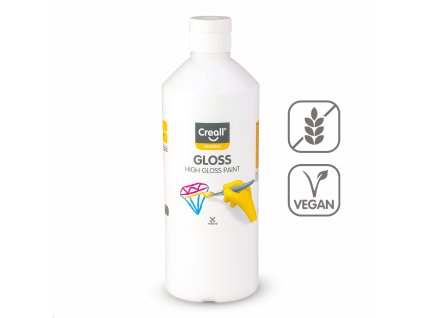 Farba s vysokým leskom Gloss, 500 ml, biela