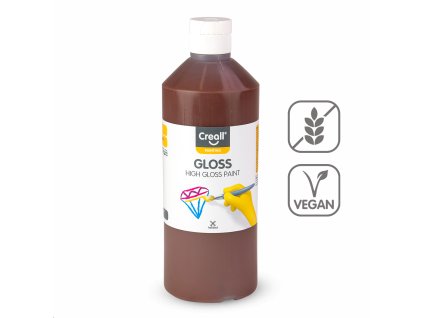 Farba s vysokým leskom Gloss, 500 ml, tmavohnedá