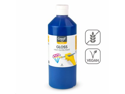 Farba s vysokým leskom Gloss, 500 ml, tmavomodrá