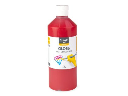 Farba s vysokým leskom Gloss, 500 ml, tmavočervená