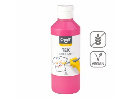 Textilná Farba TEX, 250 ml, ružová