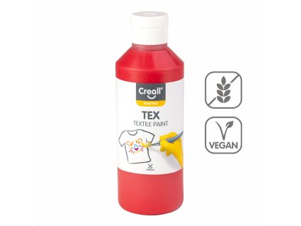 Textilná Farba TEX, 250 ml, červená
