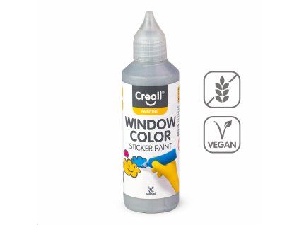Ablakfesték üveghez, 80 ml, ezüst