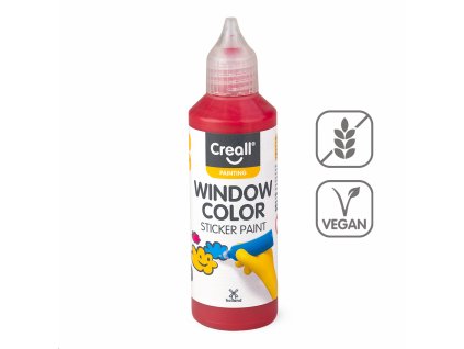Farba na sklo Window color, 80 ml, červená
