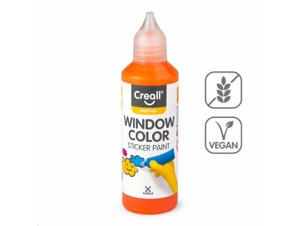 Ablakfesték üveghez, 80 ml, narancssárga