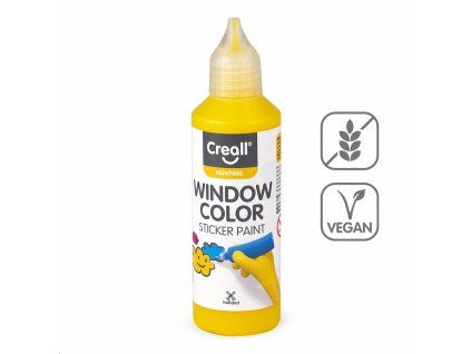 Ablakfesték üvegfesték, 80 ml, sárga