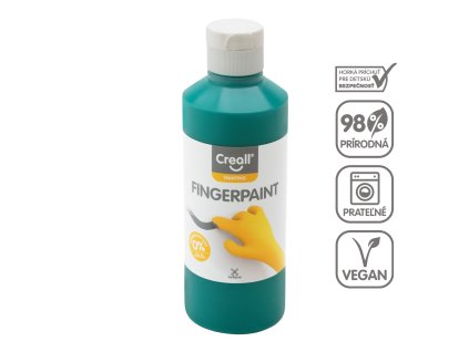 Prstová Farba, 250 ml, zelená