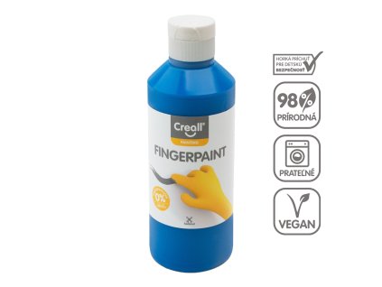 Prstová Farba, 250 ml, modrá