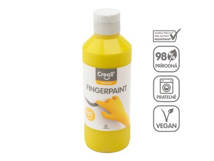 Prstová Farba, 250 ml, žltá