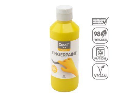 Ujjfesték, 250 ml, sárga