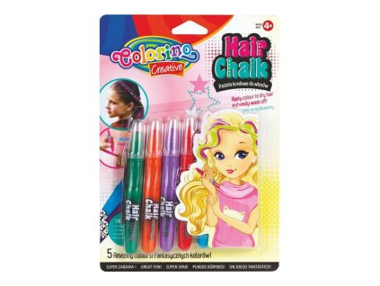 Farebné kriedy na vlasy