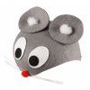 6435 Maska čiapka šedá myška