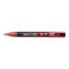 PC-3ML marker, 0,9 - 1,3 mm, csillámos piros (L15)